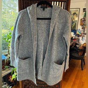 BANANA REPUBLIC OVERSIZED OPEN CARDIGAN - GREY